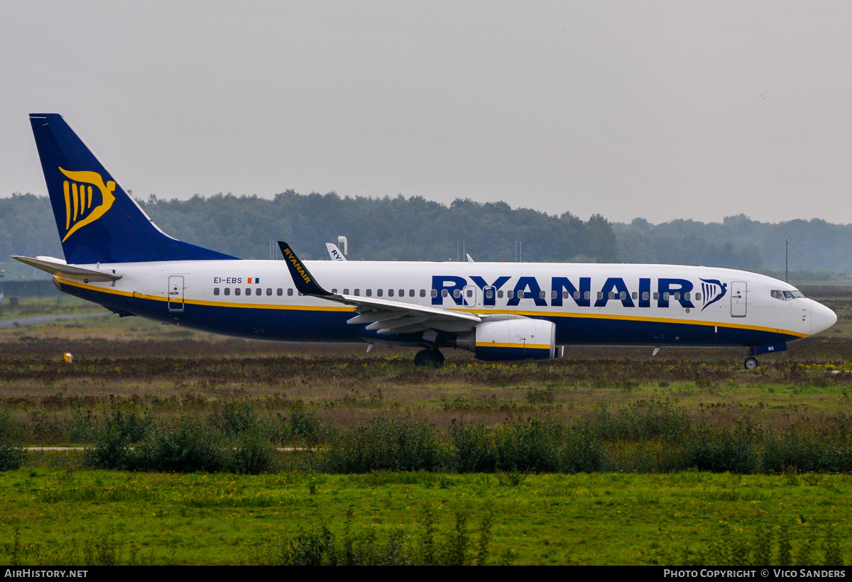 Aircraft Photo of EI-EBS | Boeing 737-8AS | Ryanair | AirHistory.net #795135