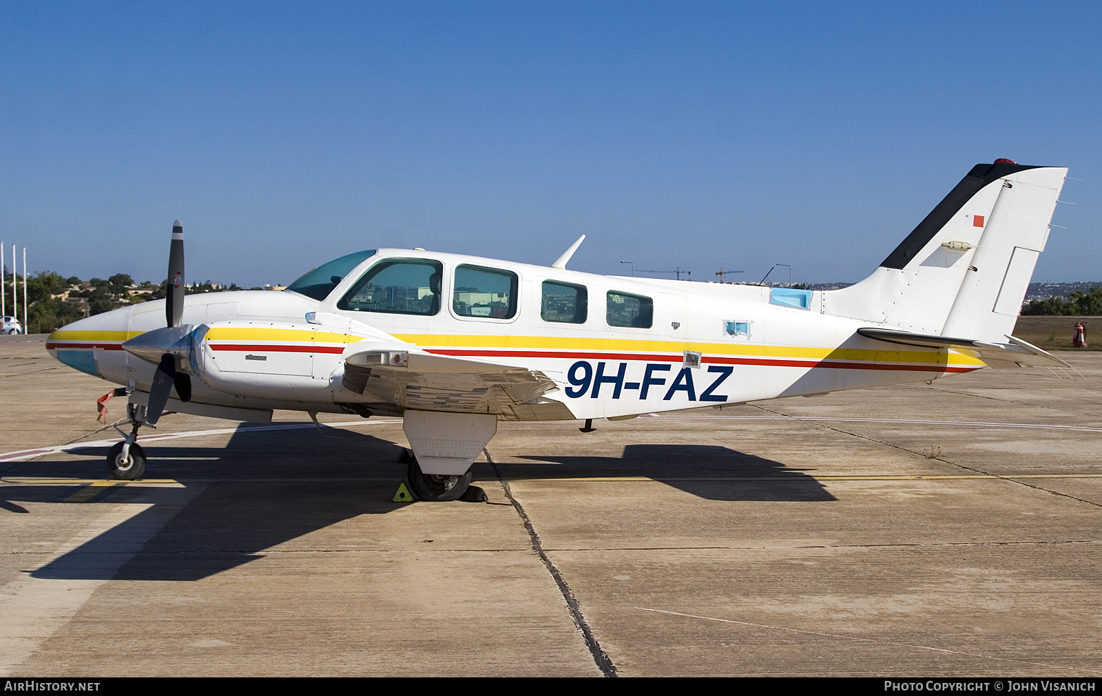 Aircraft Photo of 9H-FAZ | Beech 58 Baron | AirHistory.net #795212