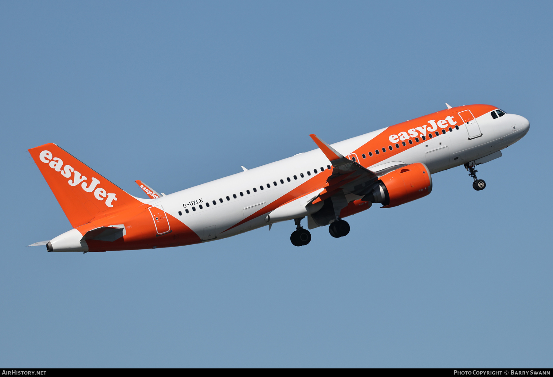 Aircraft Photo of G-UZLK | Airbus A320-251N | EasyJet | AirHistory.net #795215