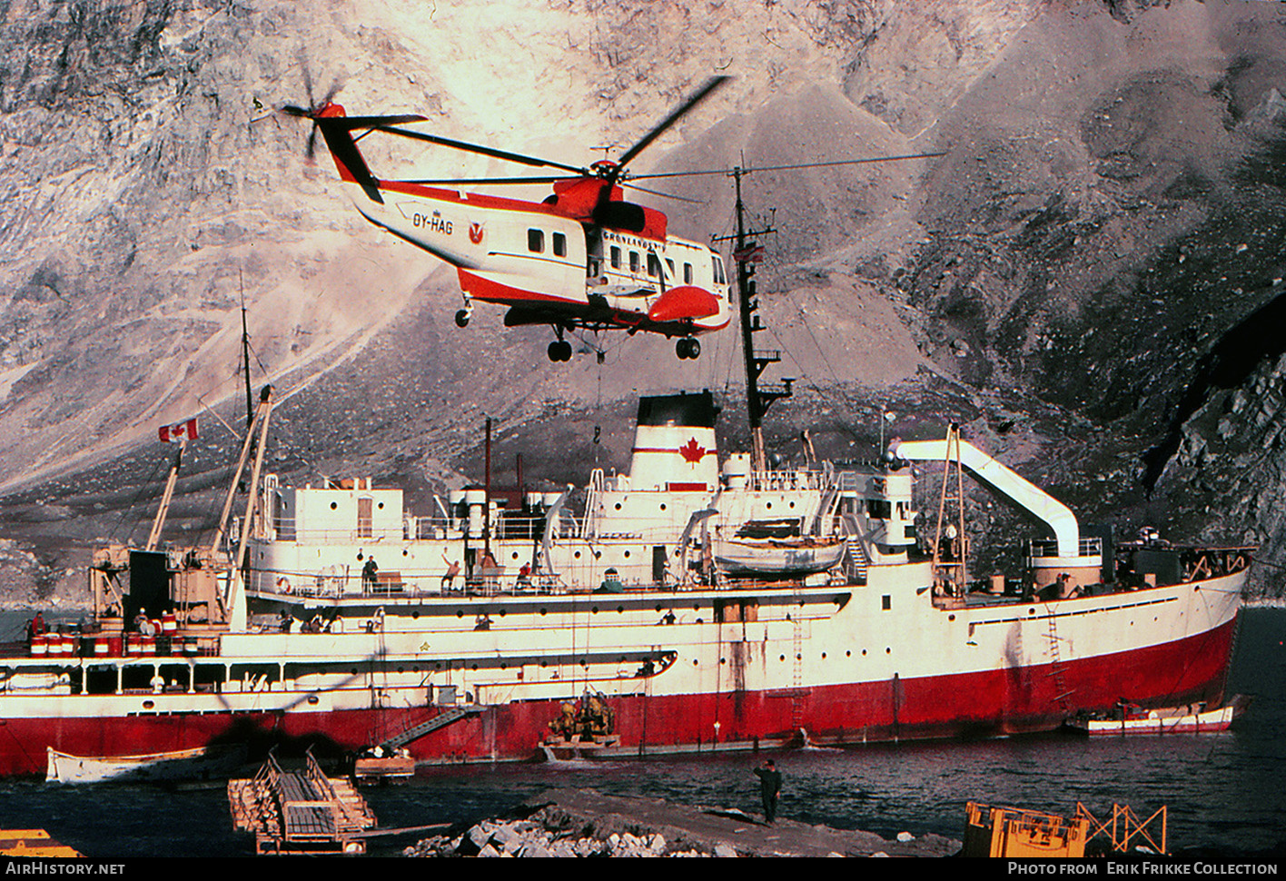 Aircraft Photo of OY-HAG | Sikorsky S-61N | Air Greenland | AirHistory.net #795235