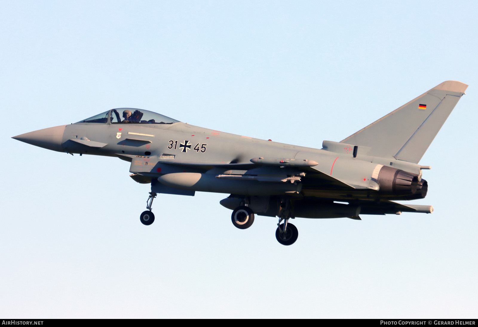 Aircraft Photo of 3145 | Eurofighter EF-2000 Typhoon S | Germany - Air Force | AirHistory.net #795274