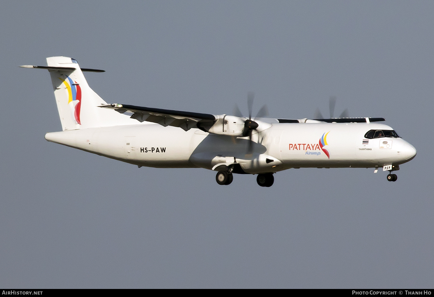 Aircraft Photo of HS-PAW | ATR ATR-72-500/F (ATR-72-212A) | Pattaya Airways | AirHistory.net #795279