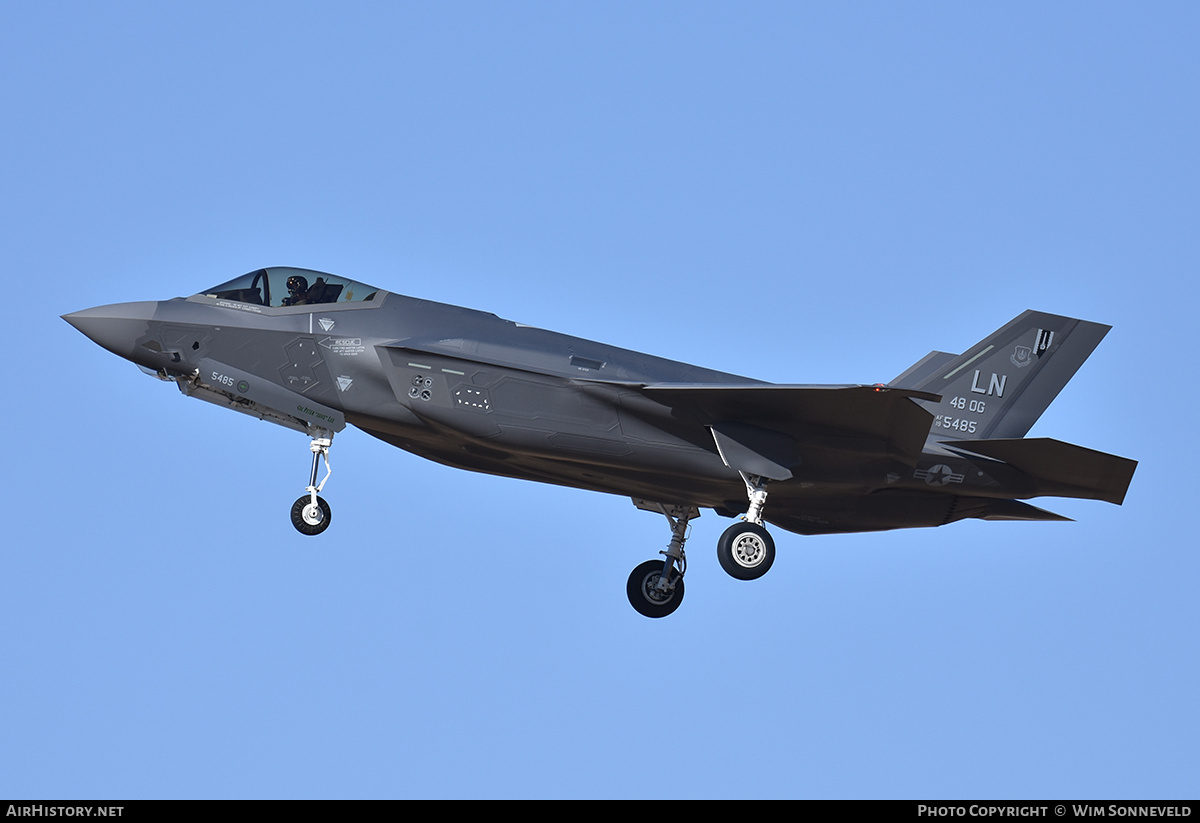 Aircraft Photo of 19-5485 / AF19-5485 | Lockheed Martin F-35A Lightning II | USA - Air Force | AirHistory.net #795293