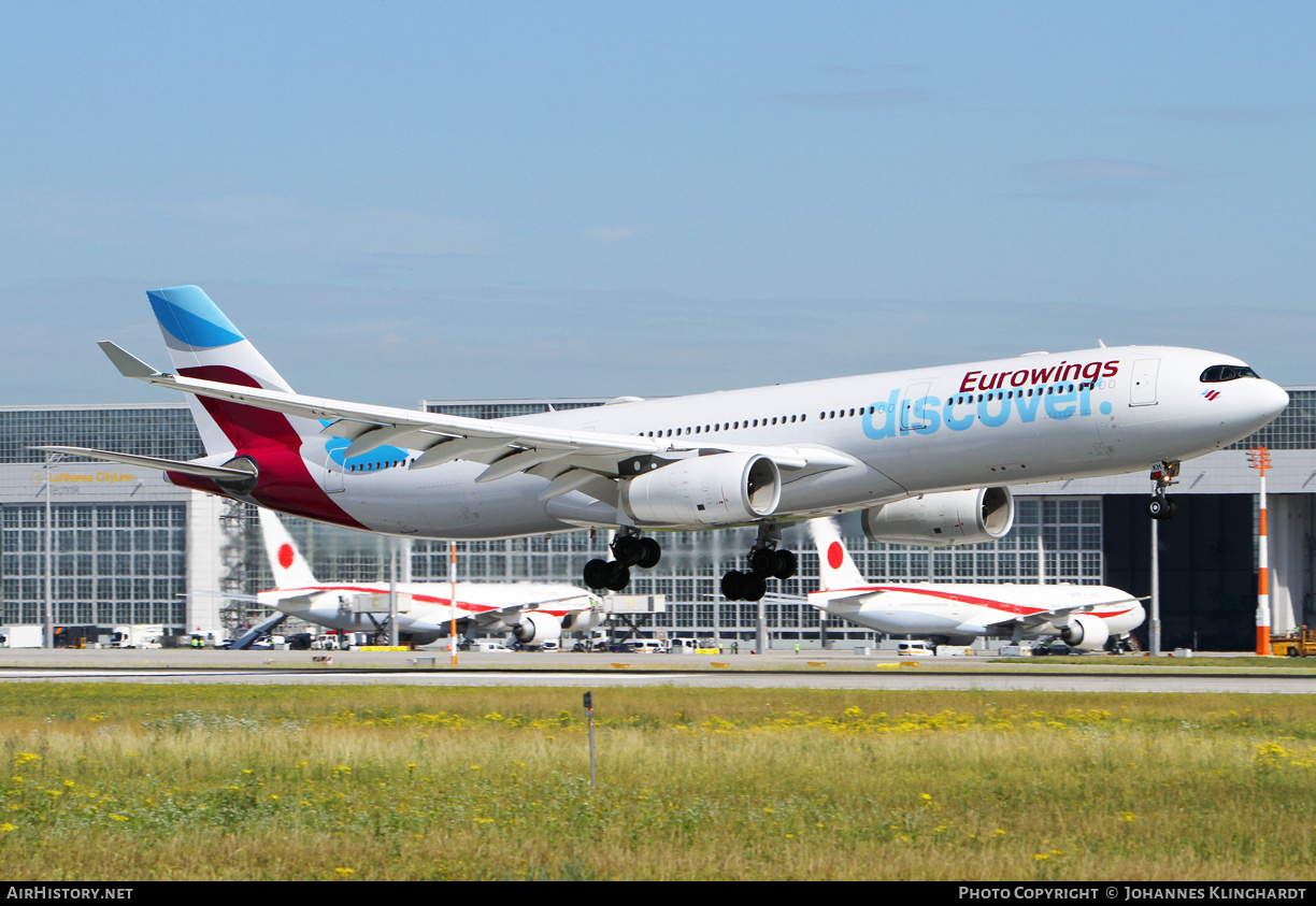 Aircraft Photo of D-AIKH | Airbus A330-343 | Eurowings Discover | AirHistory.net #795300