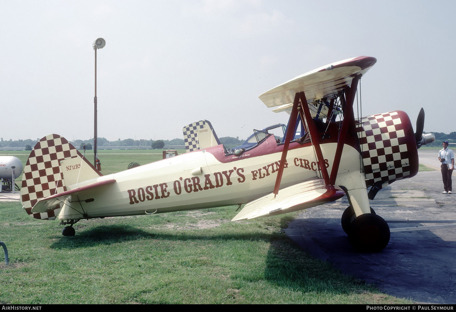 Aircraft Photo of N711RS | Boeing A75N1 Kaydet | Rosie O'Grady's Flying Circus | AirHistory.net #795309
