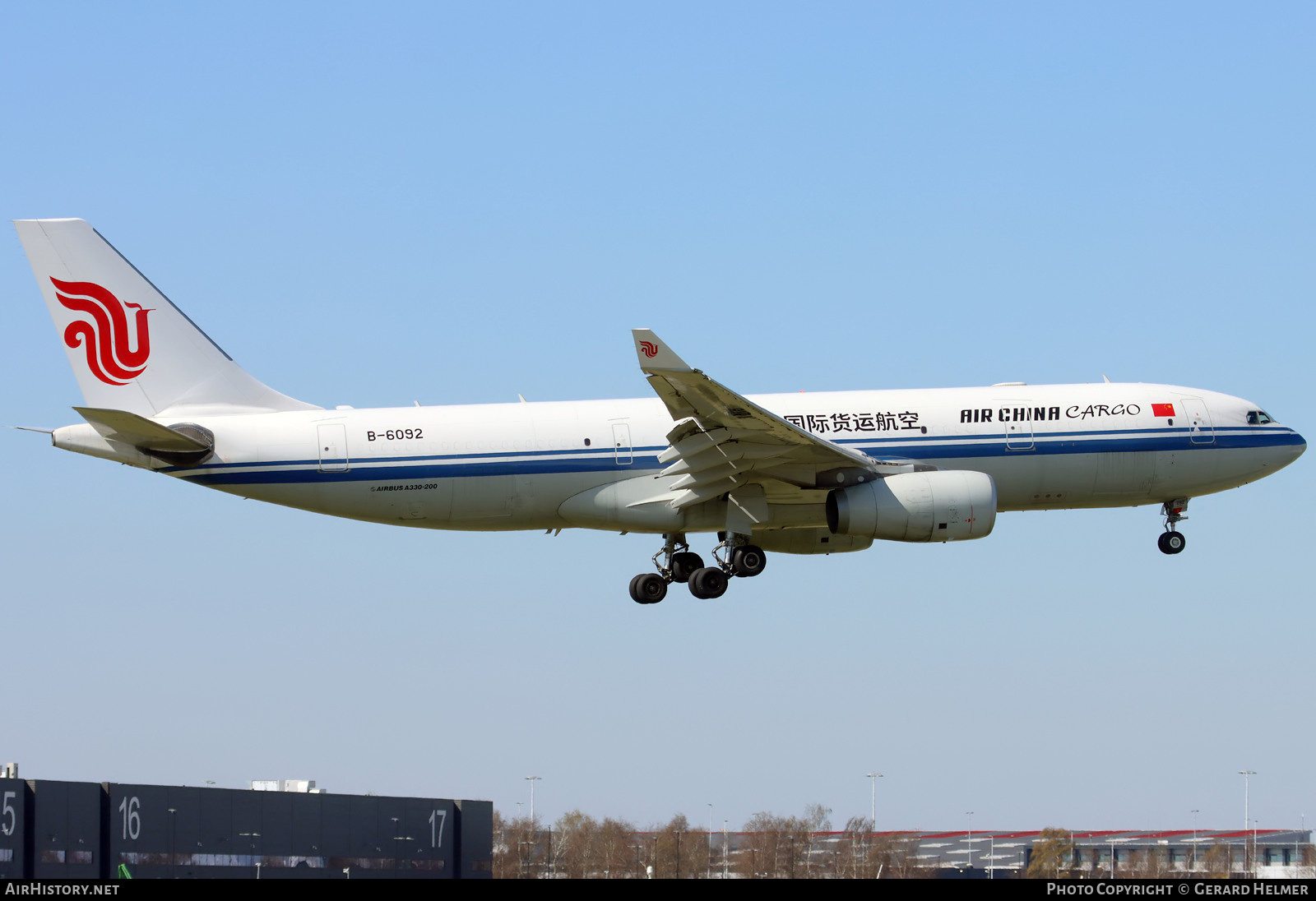 Aircraft Photo of B-6092 | Airbus A330-243/P2F | Air China Cargo | AirHistory.net #795324