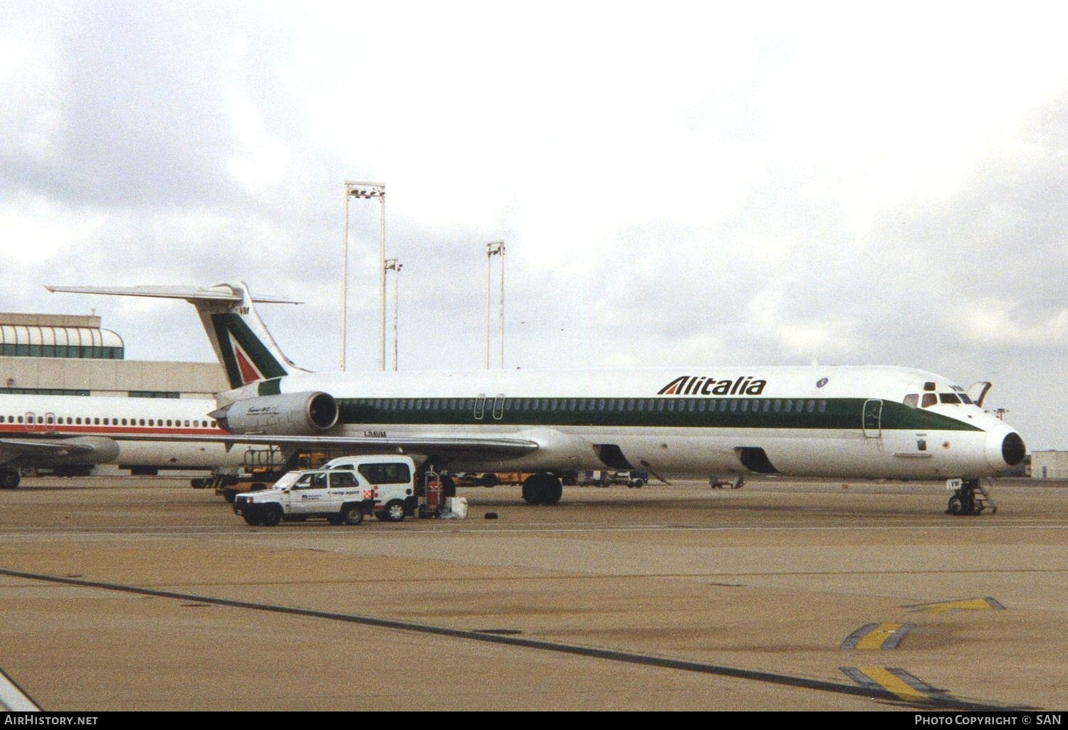 Aircraft Photo of I-DAVM | McDonnell Douglas MD-82 (DC-9-82) | Alitalia | AirHistory.net #795355