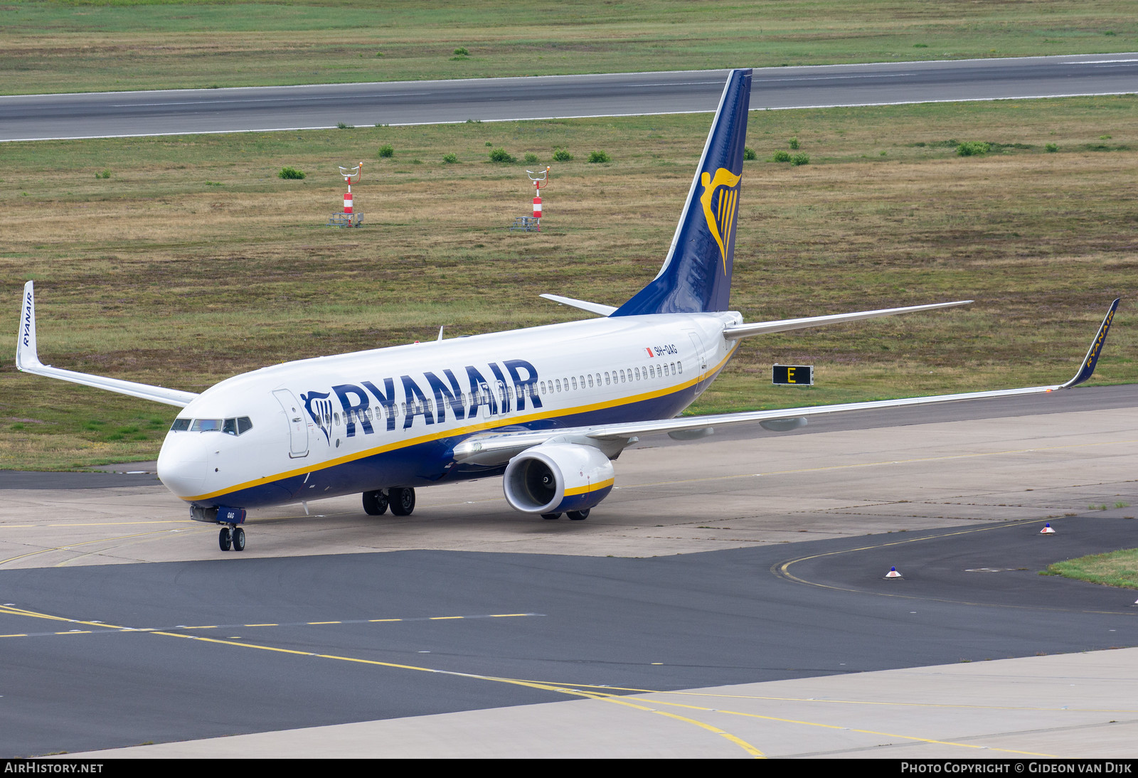 Aircraft Photo of 9H-QAG | Boeing 737-800 | Ryanair | AirHistory.net #795374