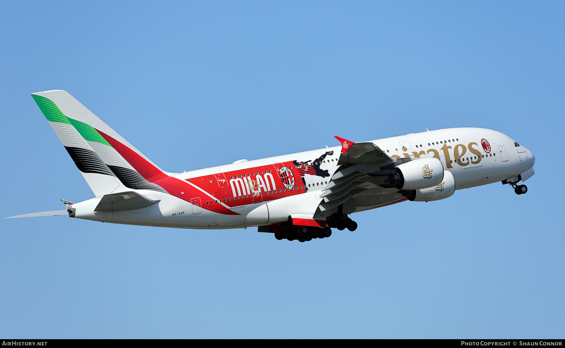 Aircraft Photo of A6-EOK | Airbus A380-861 | Emirates | AirHistory.net #795380