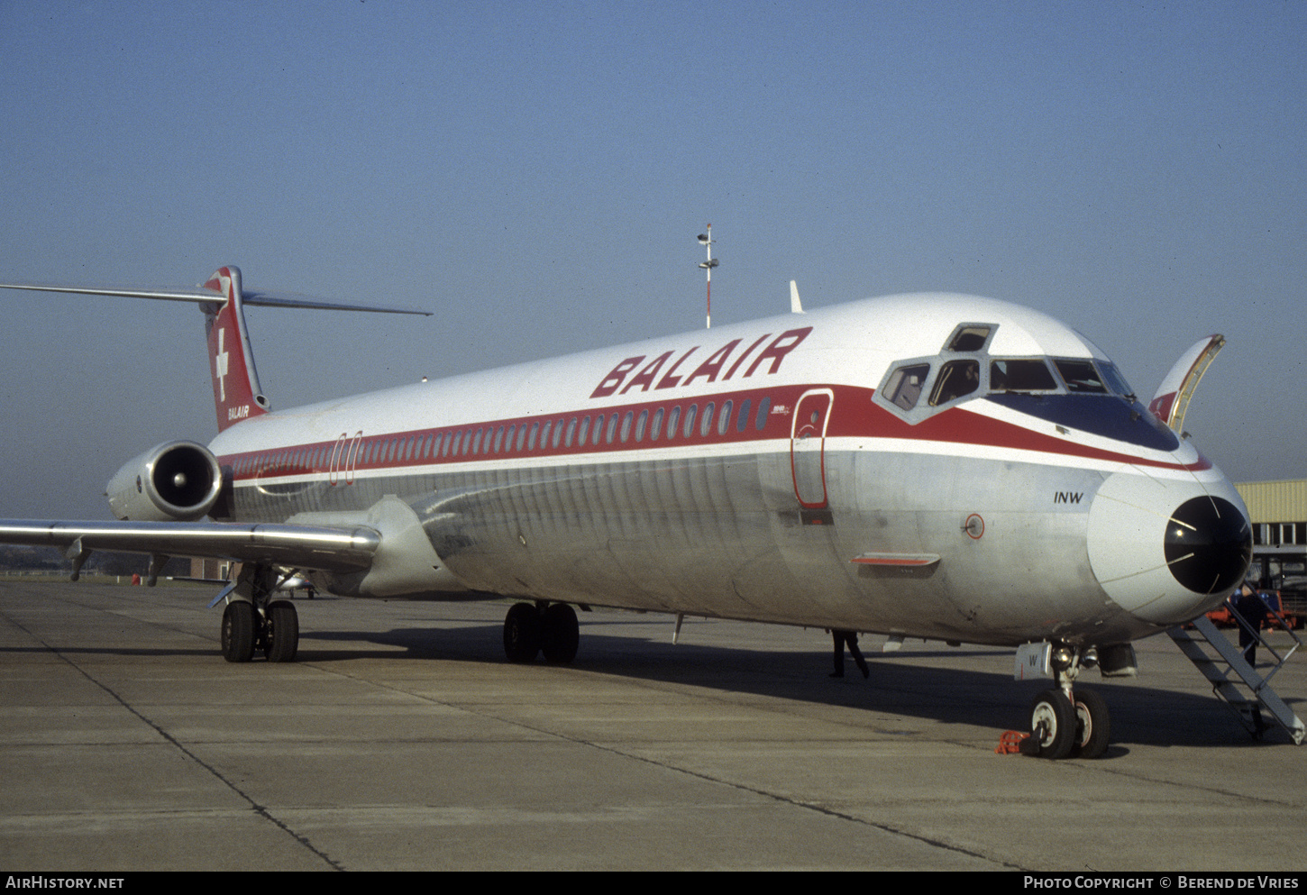 Aircraft Photo of HB-INW | McDonnell Douglas MD-82 (DC-9-82) | Balair | AirHistory.net #795384