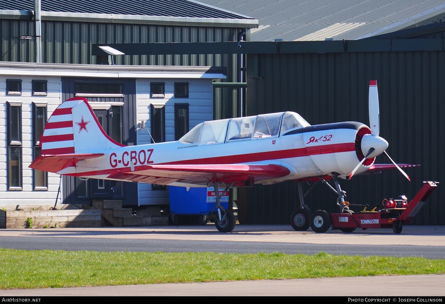 Aircraft Photo of G-CBOZ | Yakovlev Yak-52 | AirHistory.net #795406