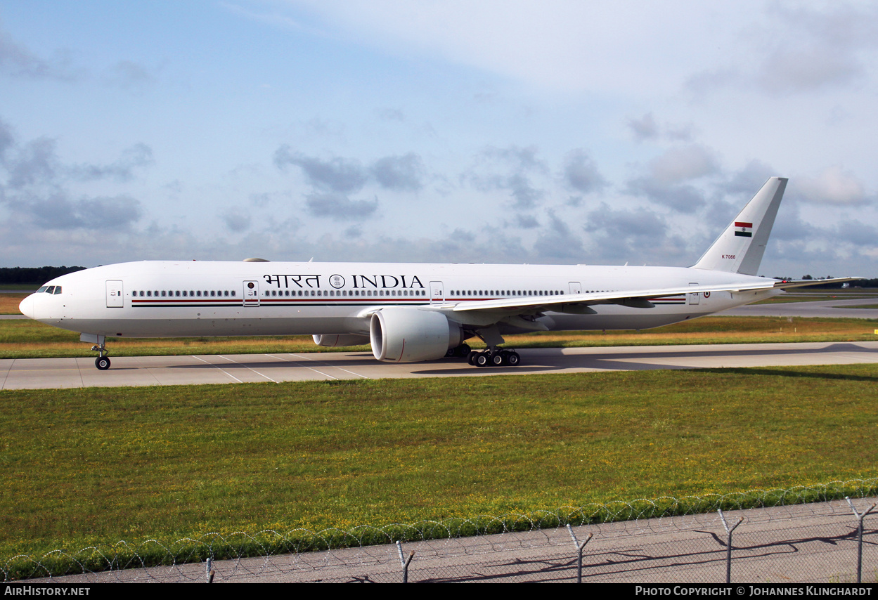 Aircraft Photo of K7066 | Boeing 777-300/ER | India - Air Force | AirHistory.net #795414