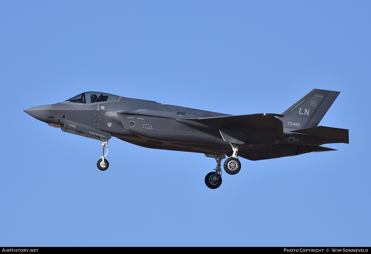 Aircraft Photo of 19-5486 / AF19-5486 | Lockheed Martin F-35A Lightning II | USA - Air Force | AirHistory.net #795428
