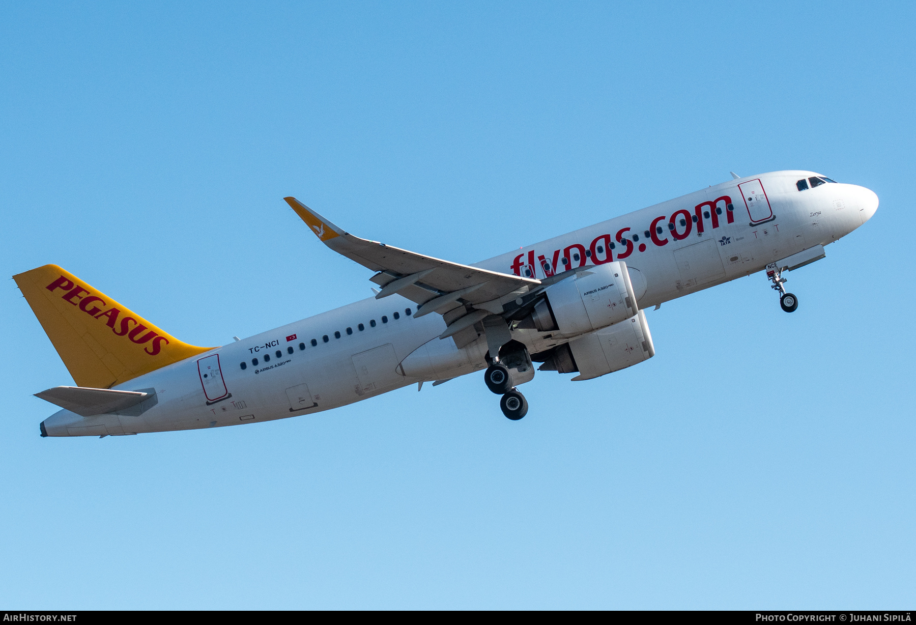 Aircraft Photo of TC-NCI | Airbus A320-251N | Pegasus Airlines | AirHistory.net #795444