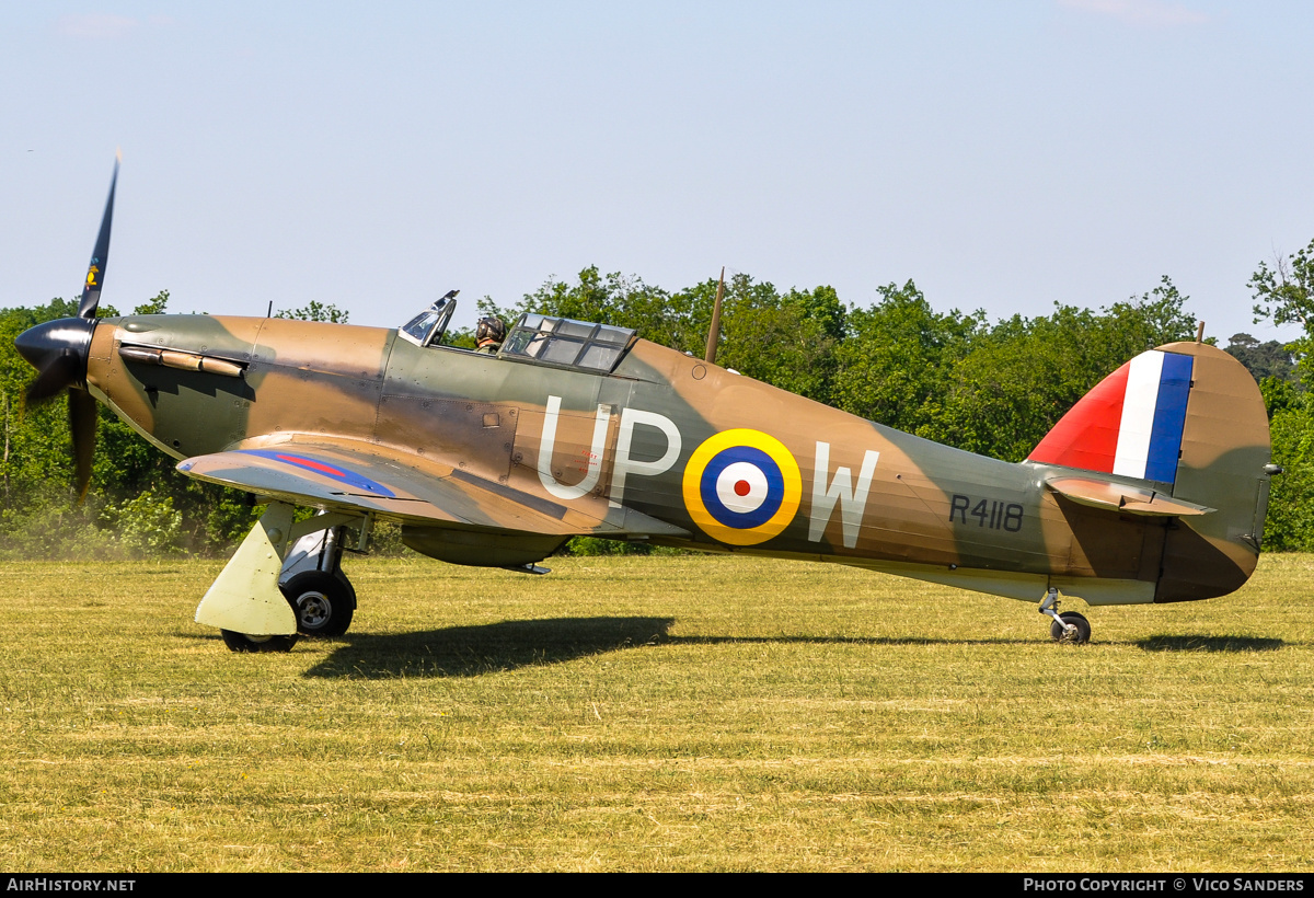 Aircraft Photo of G-HUPW / R4118 | Hawker Hurricane Mk1 | UK - Air Force | AirHistory.net #795475
