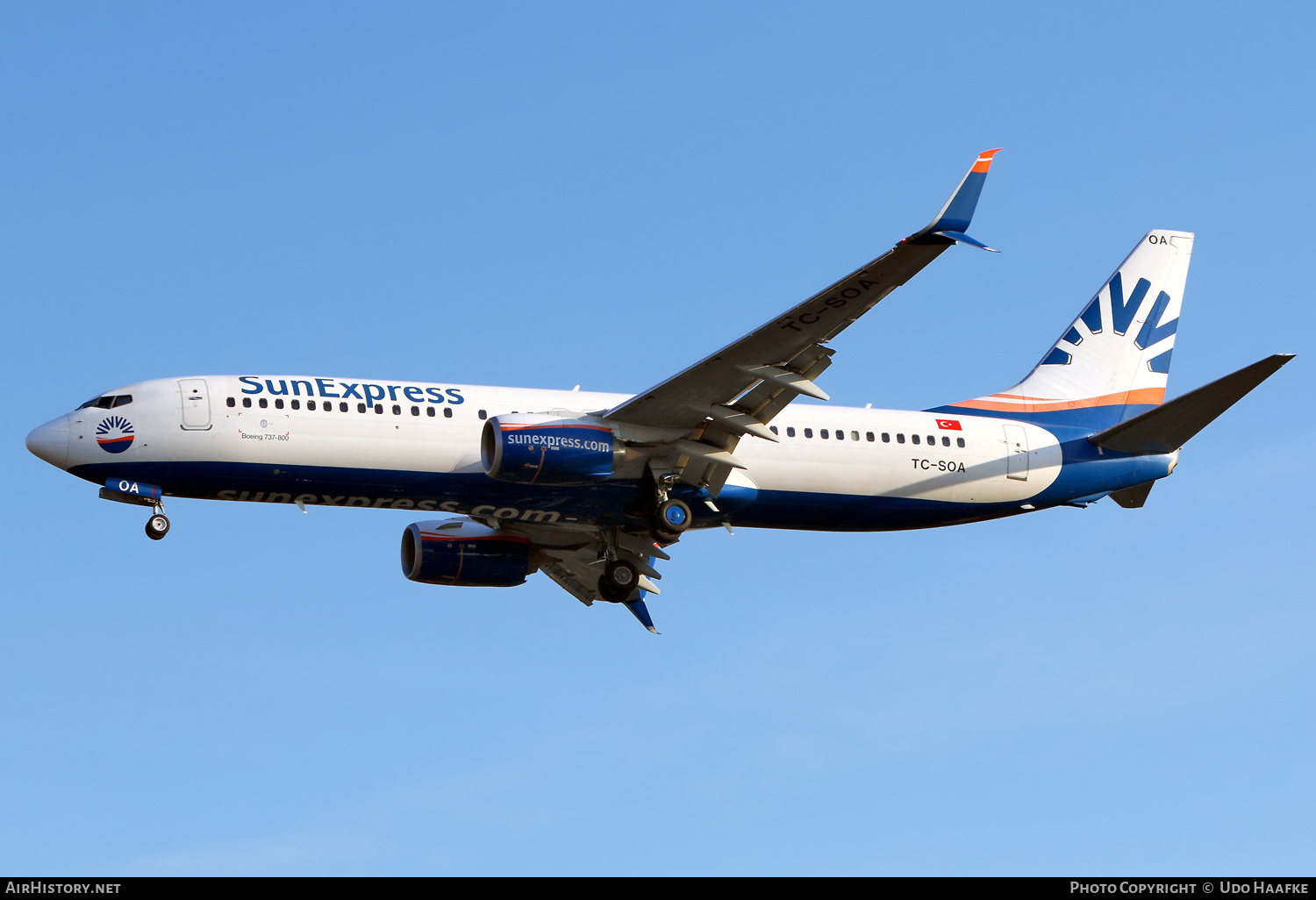 Aircraft Photo of TC-SOA | Boeing 737-8HC | SunExpress | AirHistory.net #795489