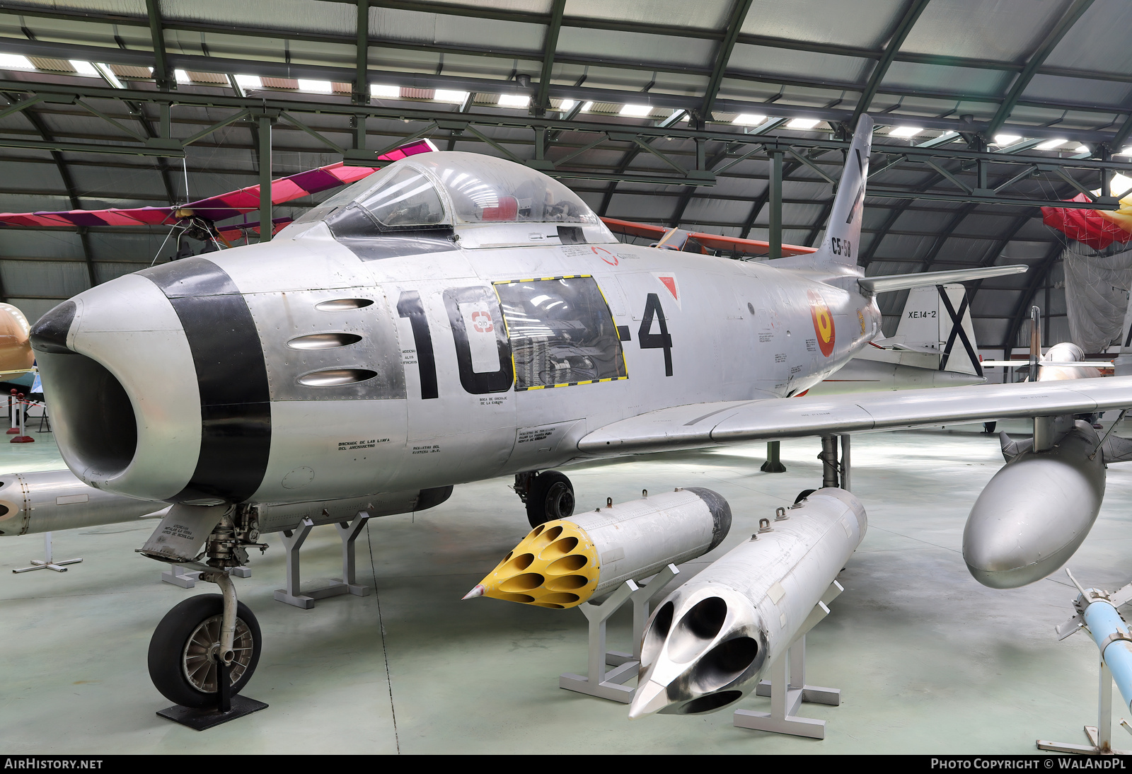 Aircraft Photo of C5-58 | North American F-86F Sabre | Spain - Air Force | AirHistory.net #795495