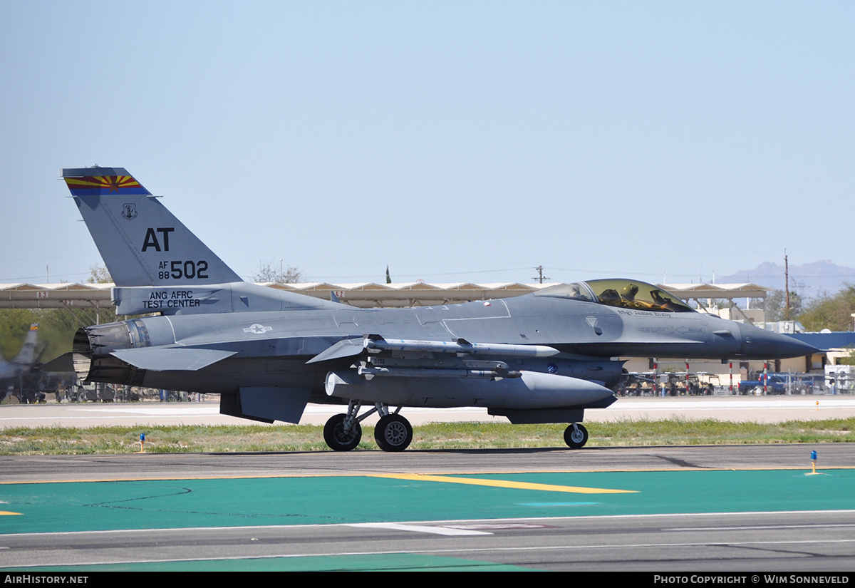 Aircraft Photo of 88-0502 / AF88-502 | General Dynamics F-16CM Fighting Falcon | USA - Air Force | AirHistory.net #795513
