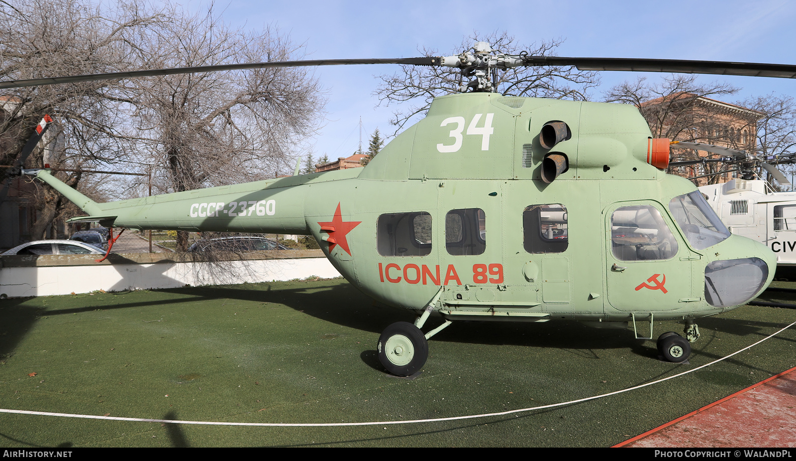 Aircraft Photo of 34 white / CCCP-23760 | Mil Mi-2 | Soviet Union - Air Force | AirHistory.net #795533