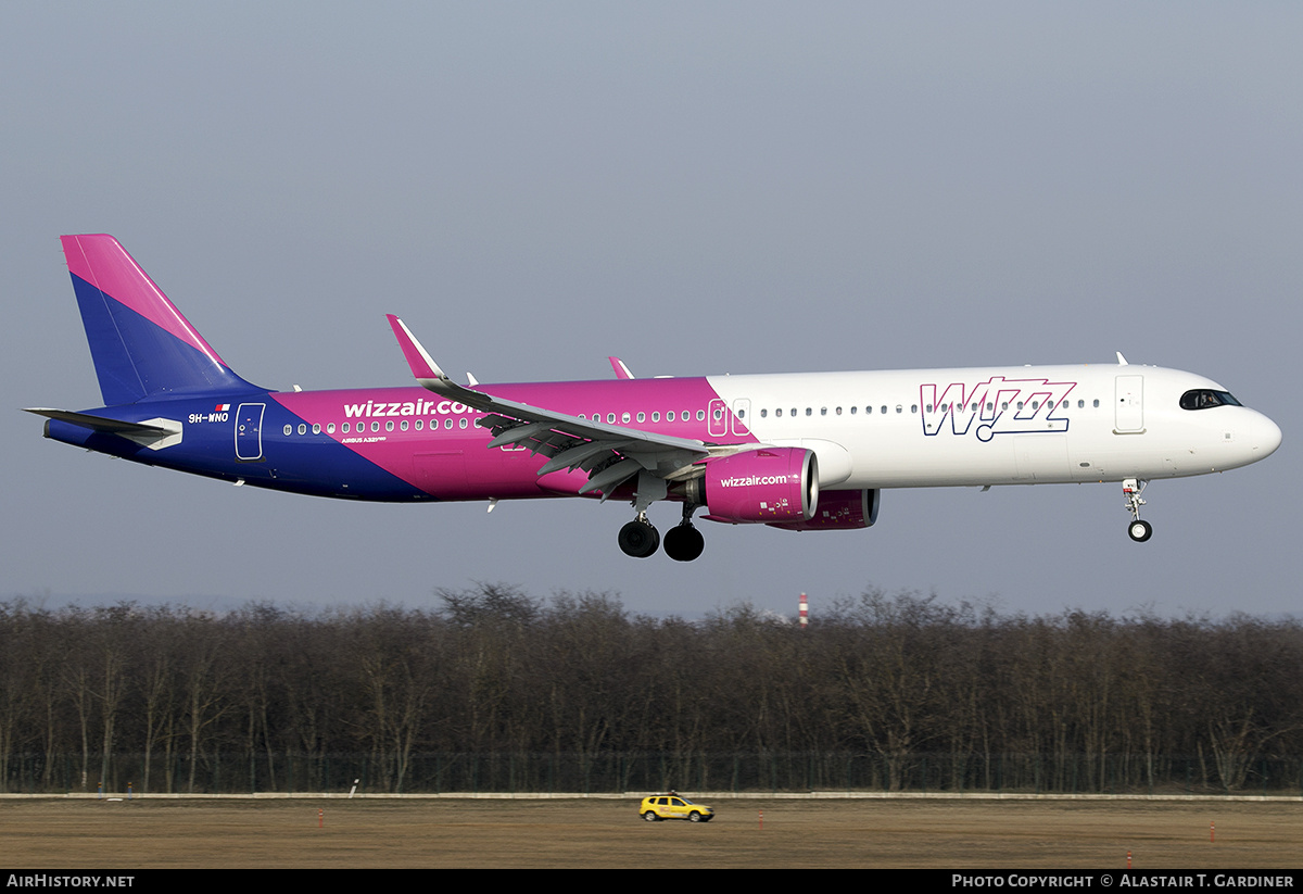 Aircraft Photo of 9H-WNO | Airbus A321-271NX | Wizz Air | AirHistory.net #795535