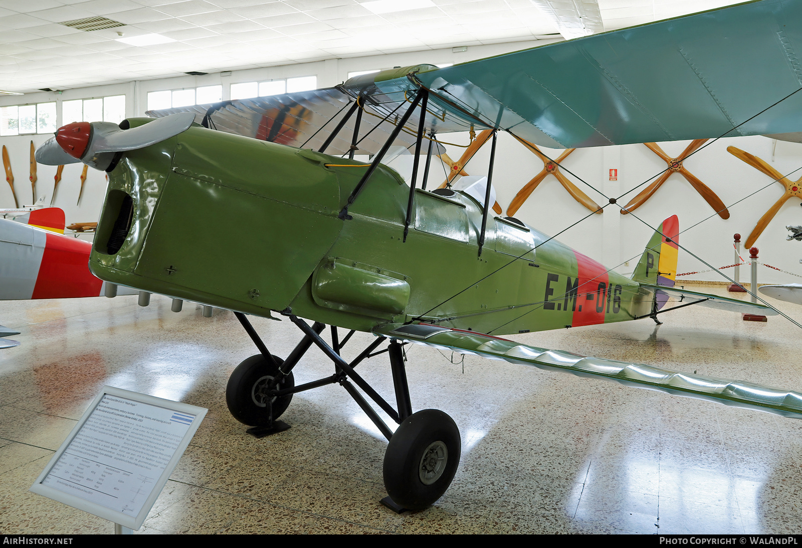 Aircraft Photo of EE1-89 | De Havilland D.H. 60GIII Moth Major | Spain - Air Force | AirHistory.net #795551