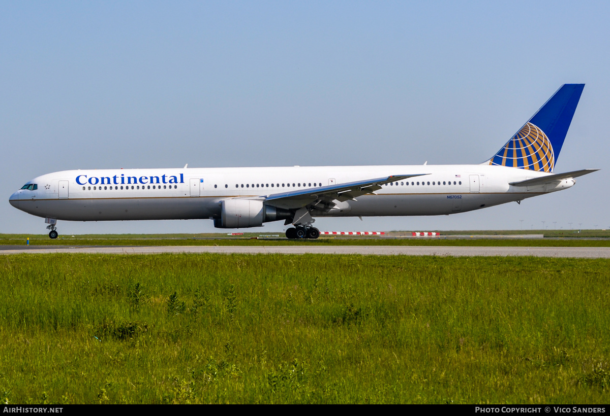 Aircraft Photo of N67052 | Boeing 767-424/ER | Continental Airlines | AirHistory.net #795553