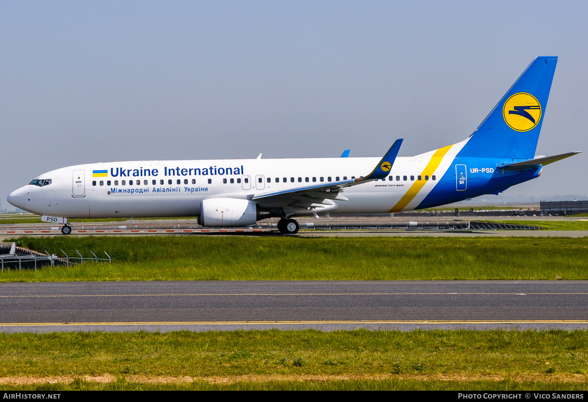 Aircraft Photo of UR-PSD | Boeing 737-8HX | Ukraine International Airlines | AirHistory.net #795562