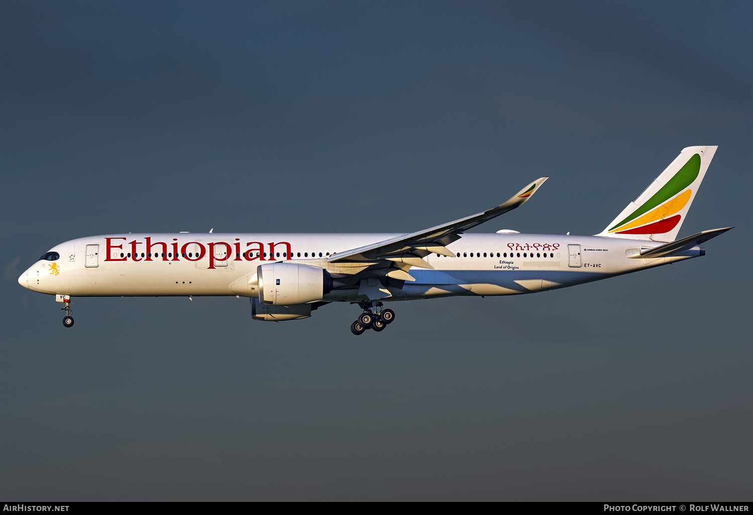 Aircraft Photo of ET-AVC | Airbus A350-941 | Ethiopian Airlines | AirHistory.net #795567