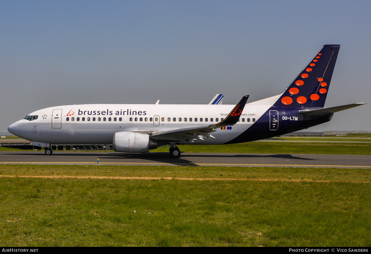 Aircraft Photo of OO-LTM | Boeing 737-3M8 | Brussels Airlines | AirHistory.net #795573