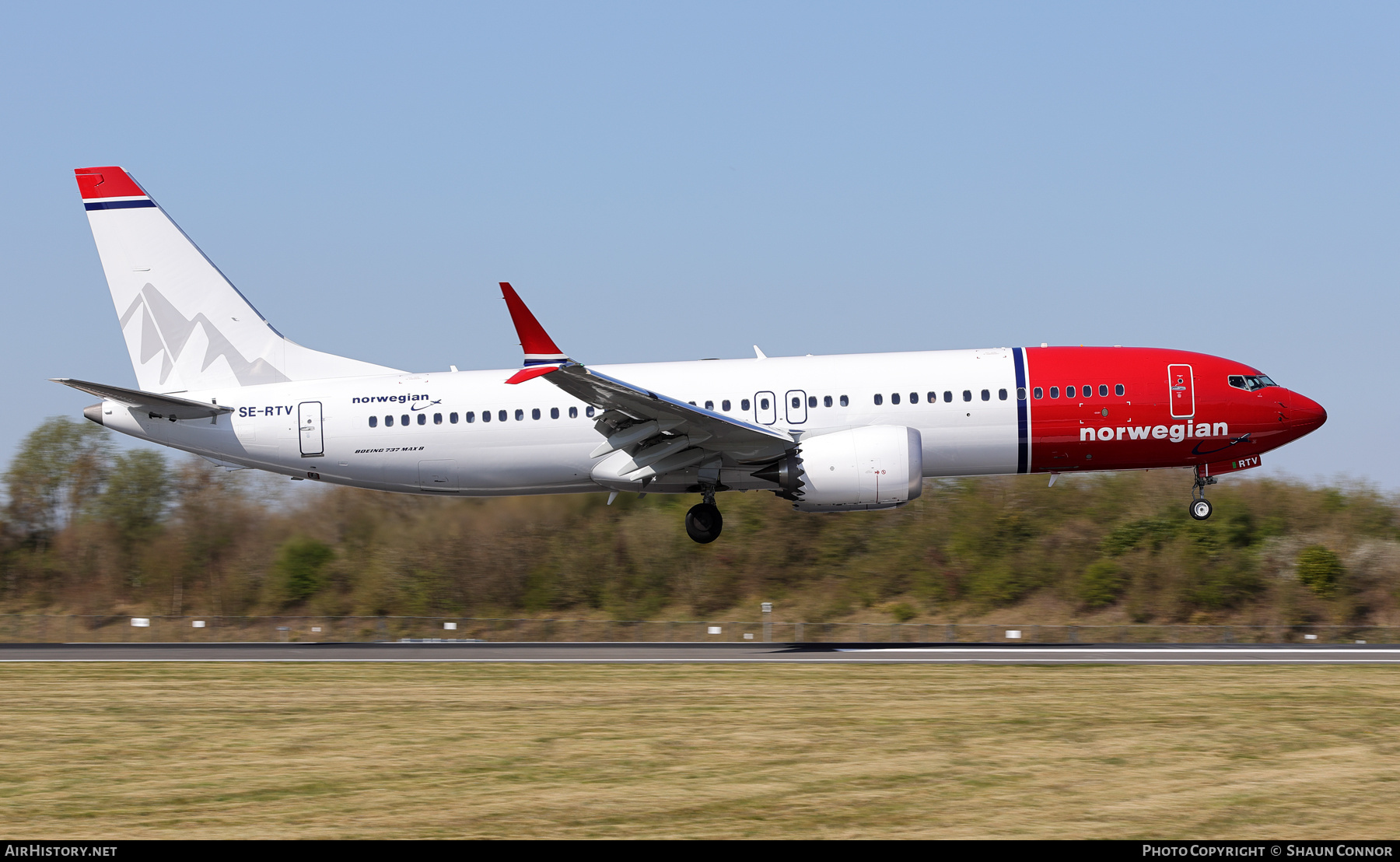 Aircraft Photo of SE-RTV | Boeing 737-8 Max 8 | Norwegian | AirHistory.net #795582