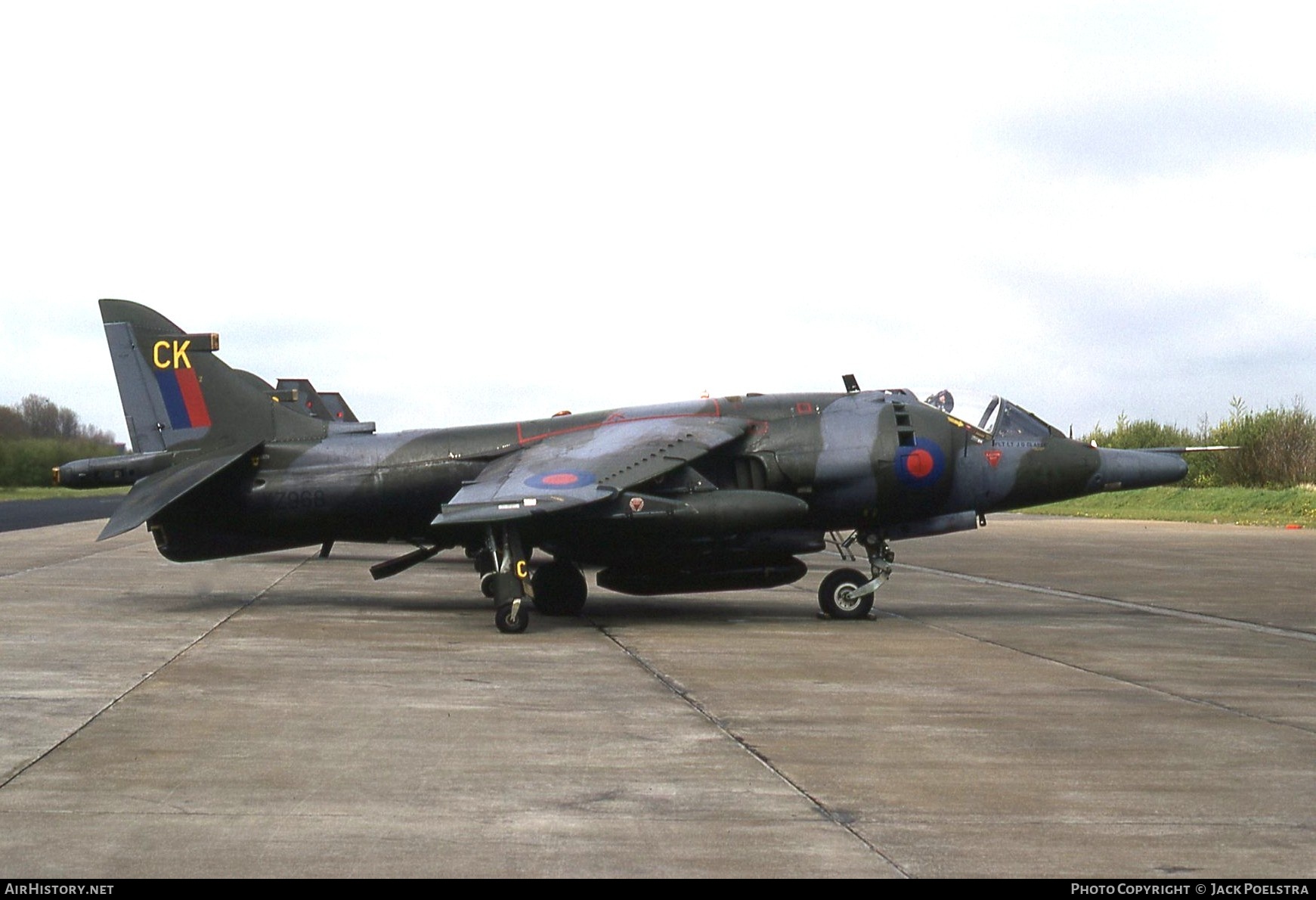 Aircraft Photo of XZ968 / CK | Hawker Siddeley Harrier GR3 | UK - Air Force | AirHistory.net #795586