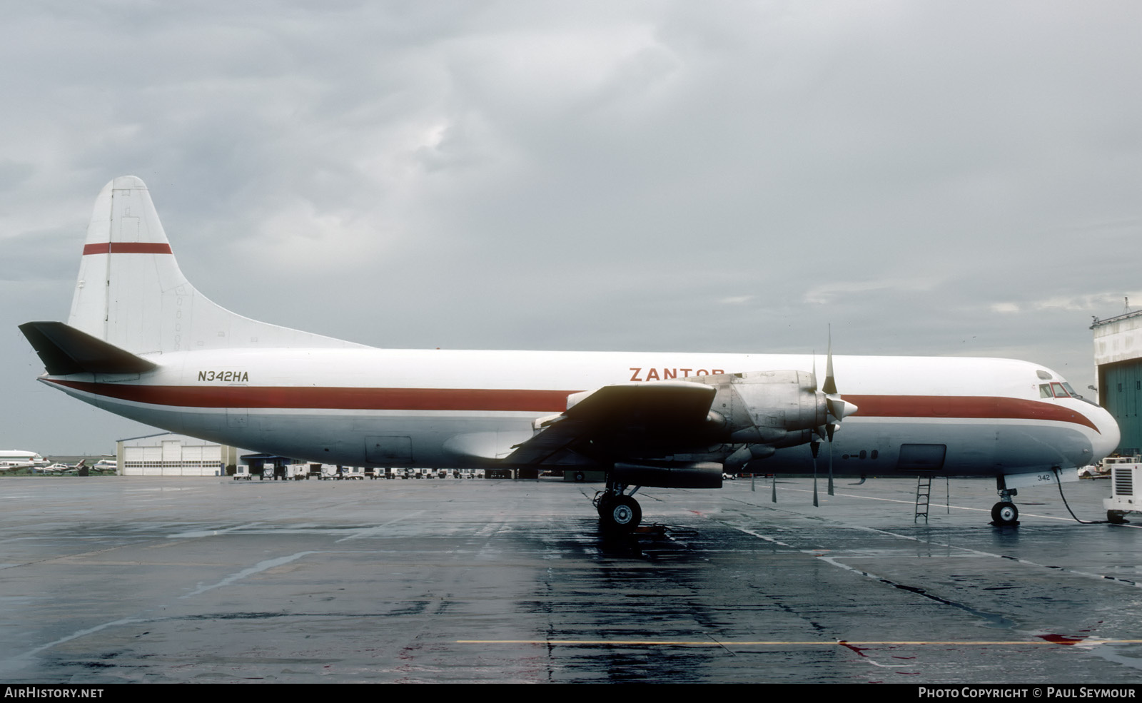 Aircraft Photo of N342HA | Lockheed L-188A(PF) Electra | Zantop International Airlines | AirHistory.net #795591