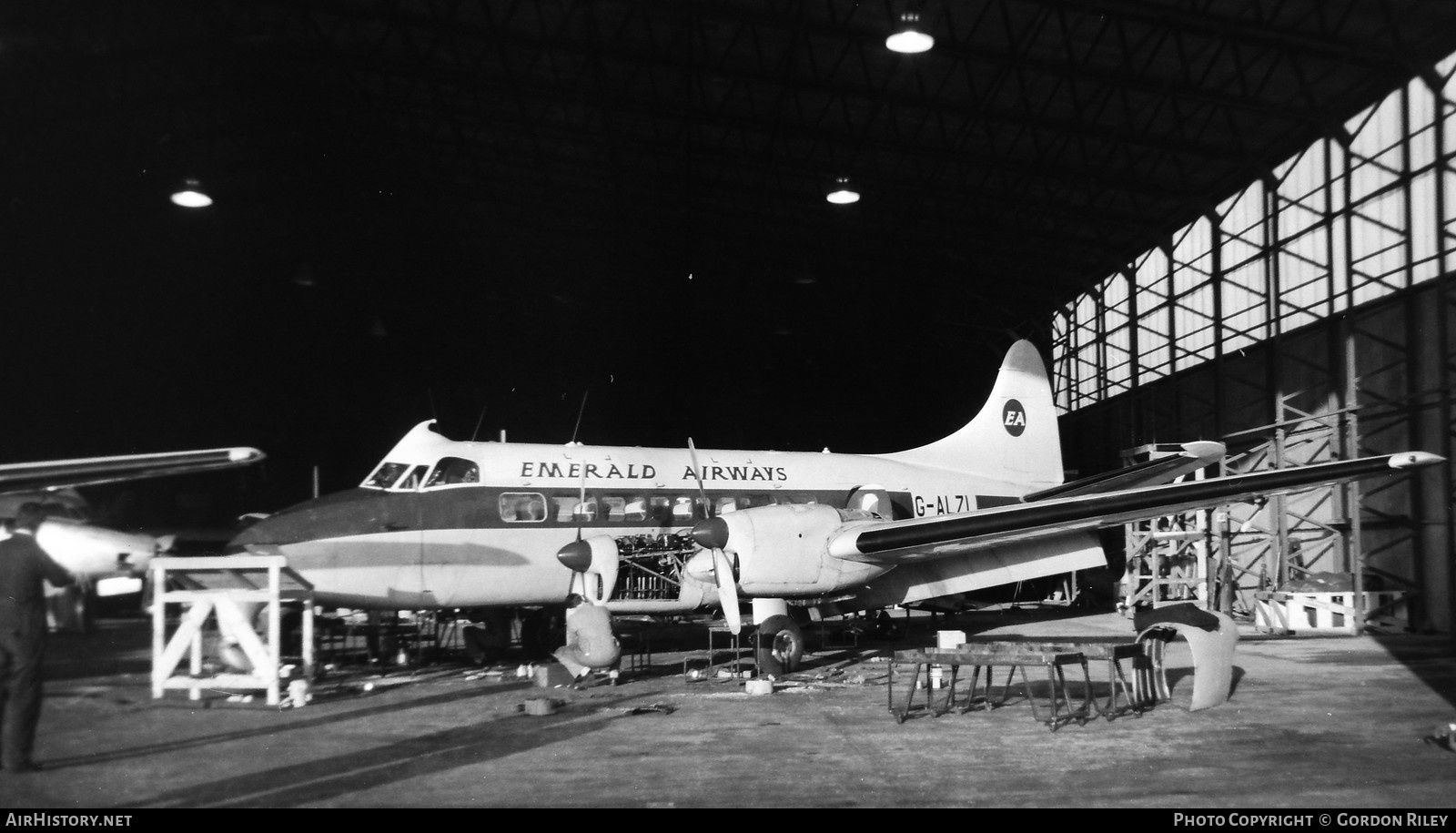 Aircraft Photo of G-ALZL | De Havilland D.H. 114 Heron 1 | Emerald Airways | AirHistory.net #795618