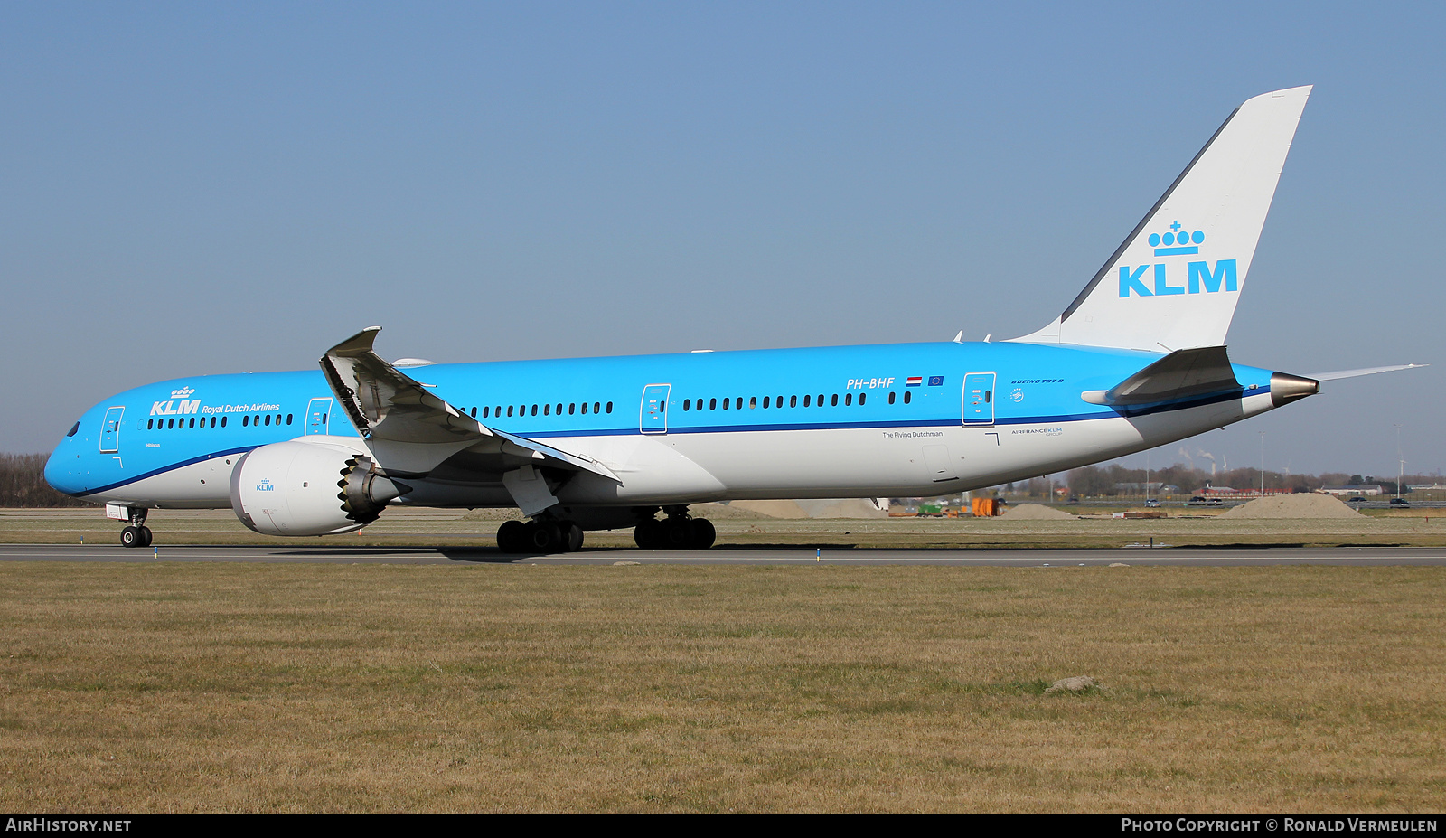 Aircraft Photo of PH-BHF | Boeing 787-9 Dreamliner | KLM - Royal Dutch Airlines | AirHistory.net #795634
