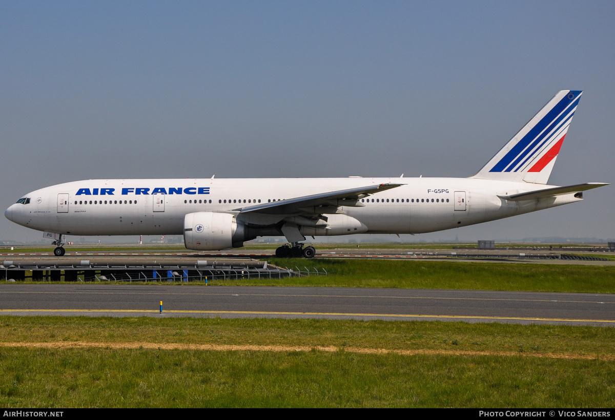 Aircraft Photo of F-GSPG | Boeing 777-228/ER | Air France | AirHistory.net #795647