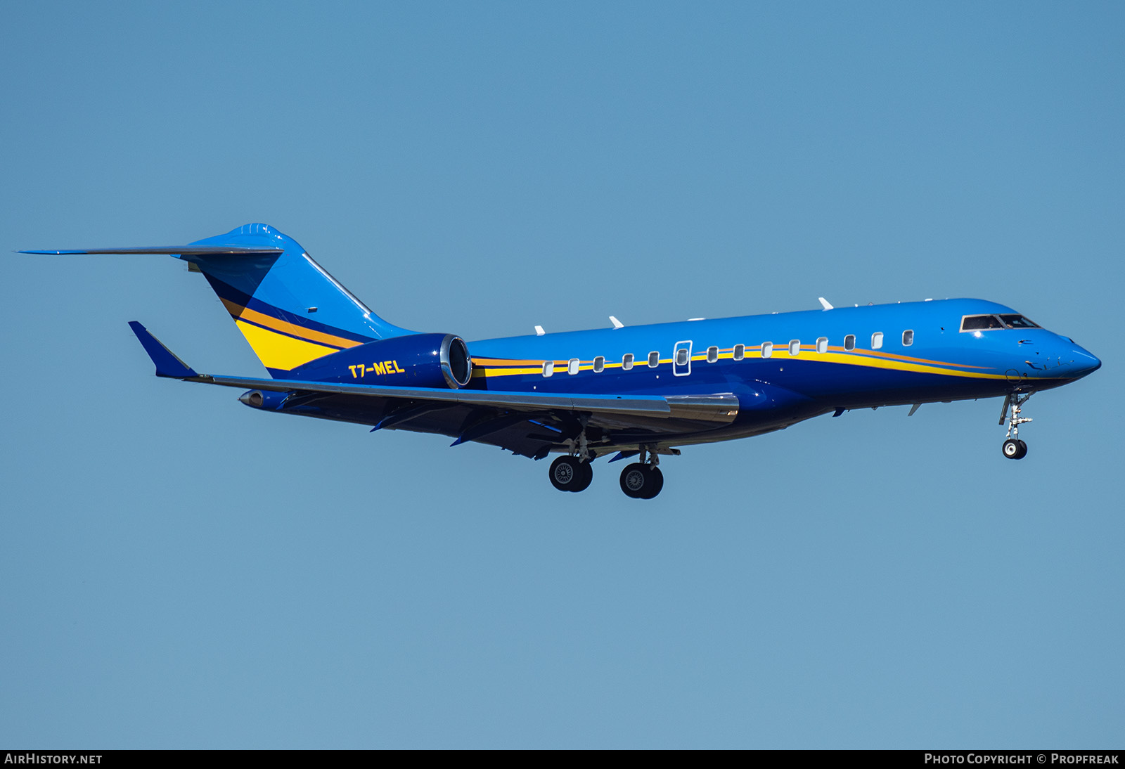 Aircraft Photo of T7-MEL | Bombardier Global 5000 (BD-700-1A11) | AirHistory.net #795660