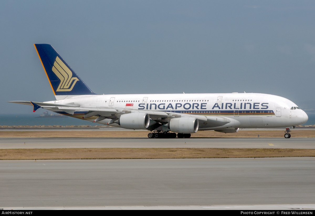 Aircraft Photo of 9V-SKG | Airbus A380-841 | Singapore Airlines | AirHistory.net #795673