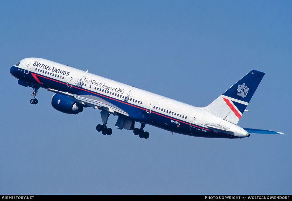 Aircraft Photo of G-BIKU | Boeing 757-236 | British Airways | AirHistory.net #795681