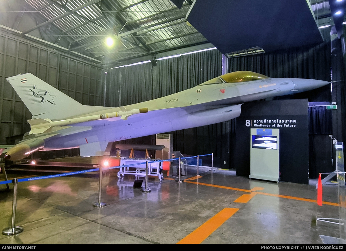 Aircraft Photo of 10200 | General Dynamics F-16A Fighting Falcon | Thailand - Air Force | AirHistory.net #795682