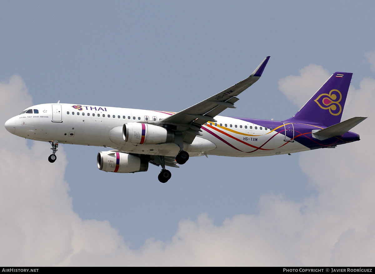 Aircraft Photo of HS-TXM | Airbus A320-232 | Thai Airways International | AirHistory.net #795685