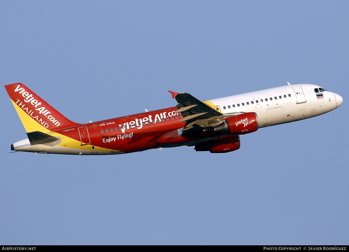 Aircraft Photo of HS-VKA | Airbus A320-214 | VietJet Air Thailand | AirHistory.net #795710