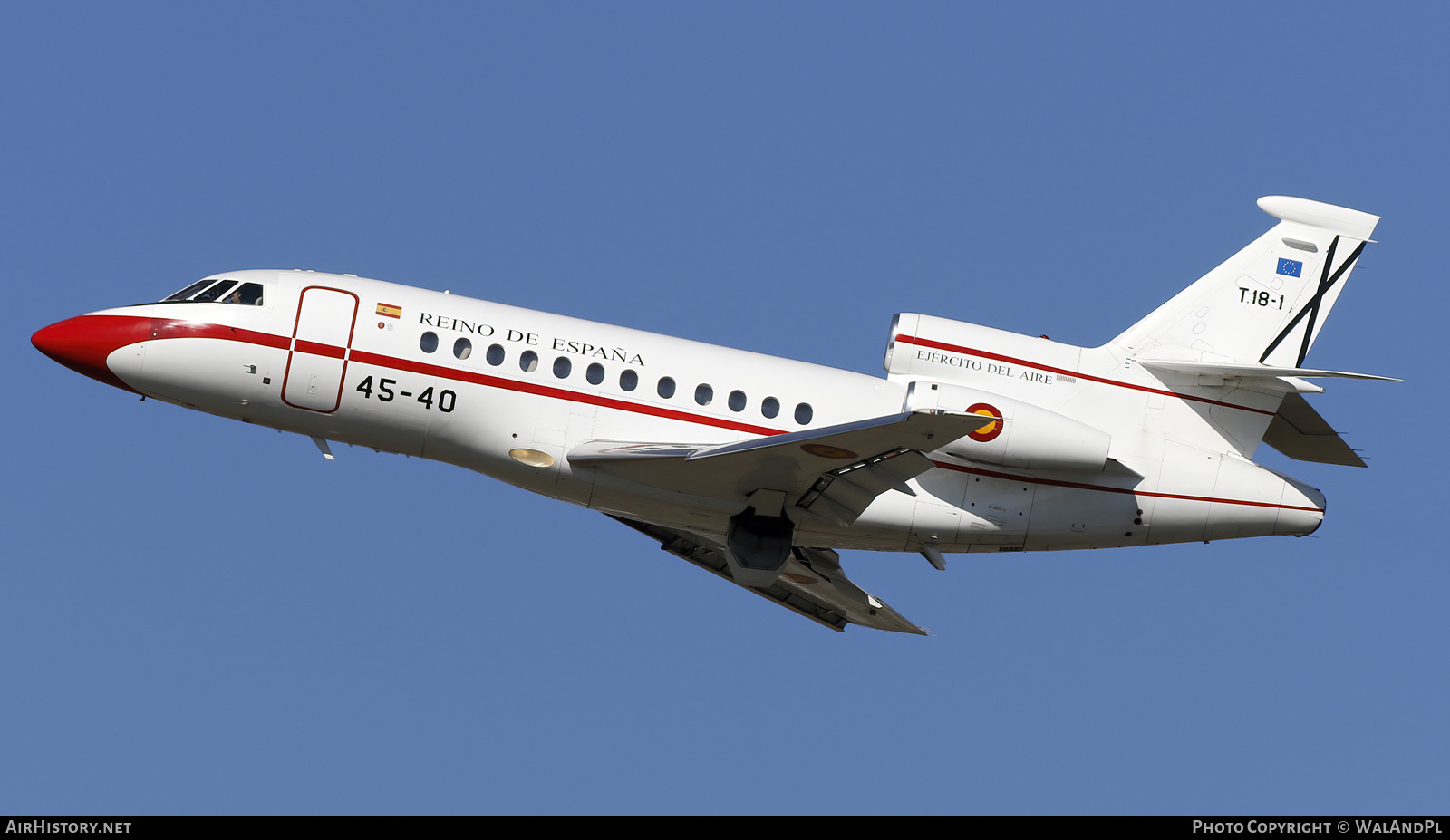 Aircraft Photo of T.18-1 | Dassault Falcon 900B | Spain - Air Force | Reino de España | AirHistory.net #795737