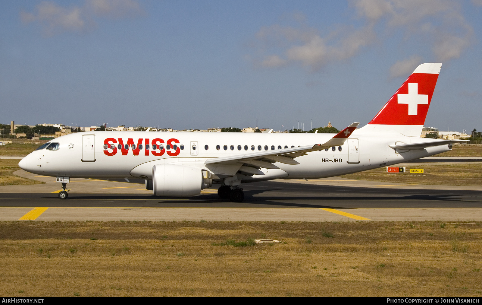 Aircraft Photo of HB-JBD | Bombardier CSeries CS100 (BD-500-1A10) | Swiss International Air Lines | AirHistory.net #795759