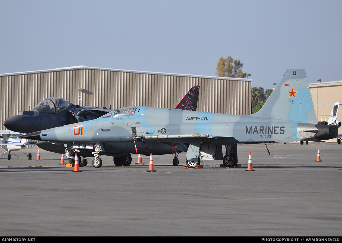 Aircraft Photo of 761583 | Northrop F-5N Tiger II | USA - Marines | AirHistory.net #795773