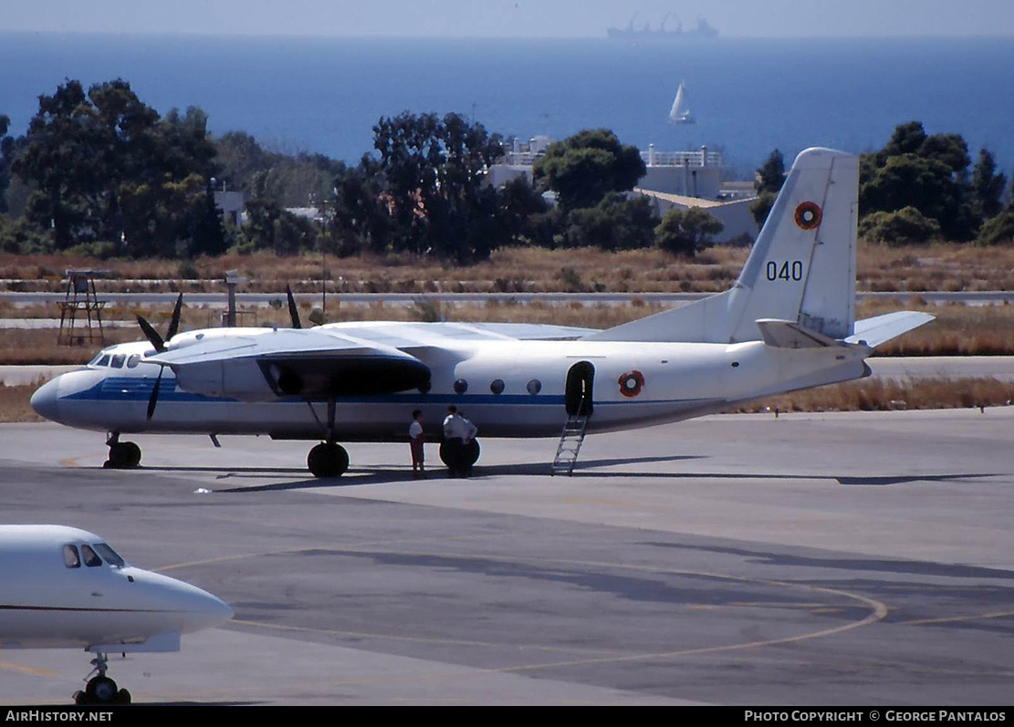 Aircraft Photo of 040 | Antonov An-24V | Bulgaria - Air Force | AirHistory.net #795786