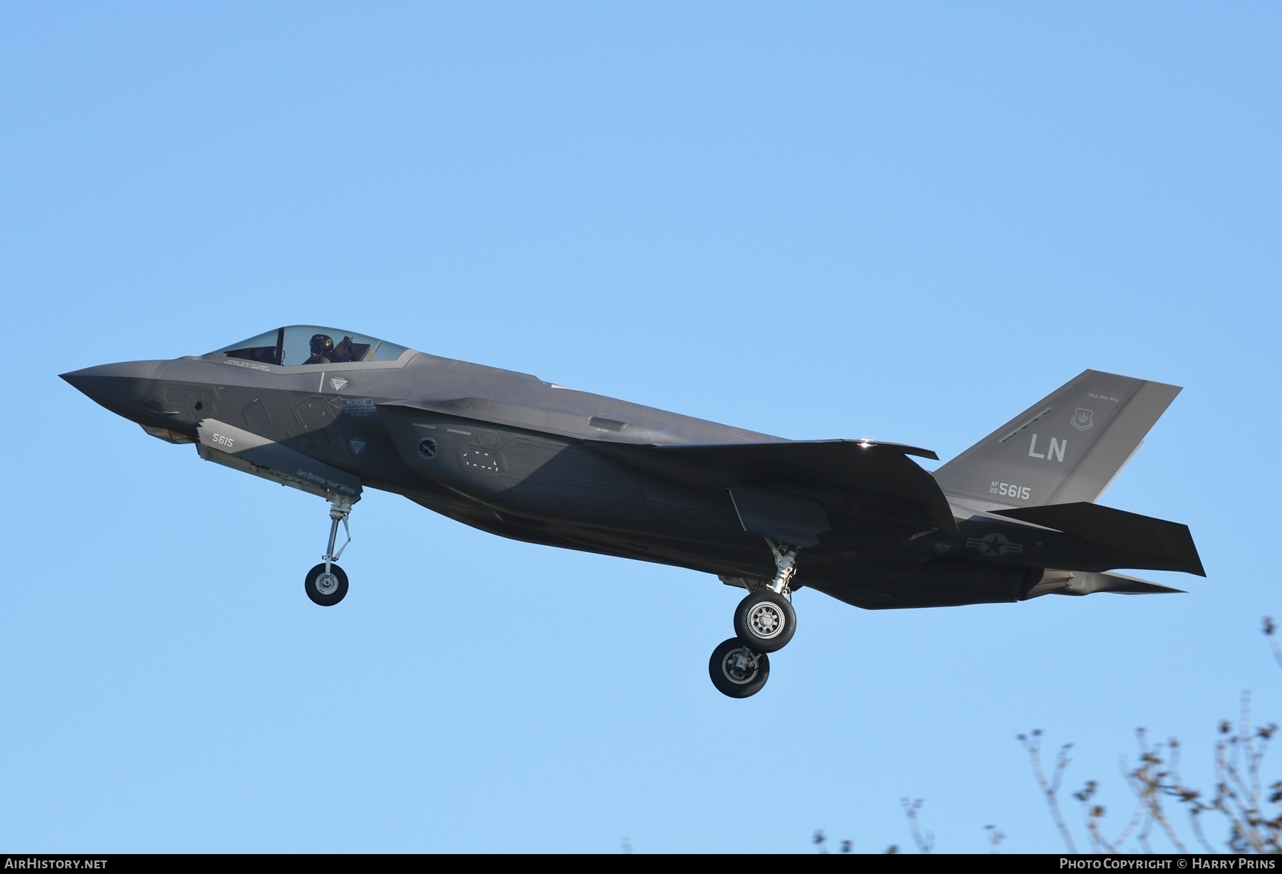 Aircraft Photo of 20-5615 / AF20-5615 | Lockheed Martin F-35A Lightning II | USA - Air Force | AirHistory.net #795798