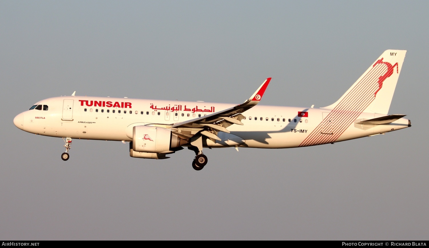 Aircraft Photo of TS-IMY | Airbus A320-251N | Tunisair | AirHistory.net #795814