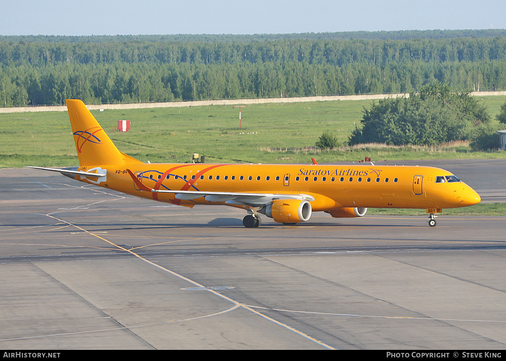 Aircraft Photo of VQ-BRY | Embraer 195AR (ERJ-190-200IGW) | Sar Avia - Saratov Airlines | AirHistory.net #795824
