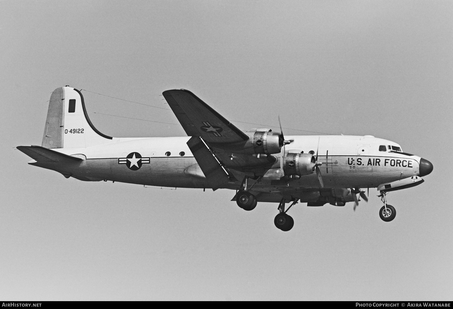Aircraft Photo of 44-9122 / 0-49122 | Douglas C-54E Skymaster | USA - Air Force | AirHistory.net #795842