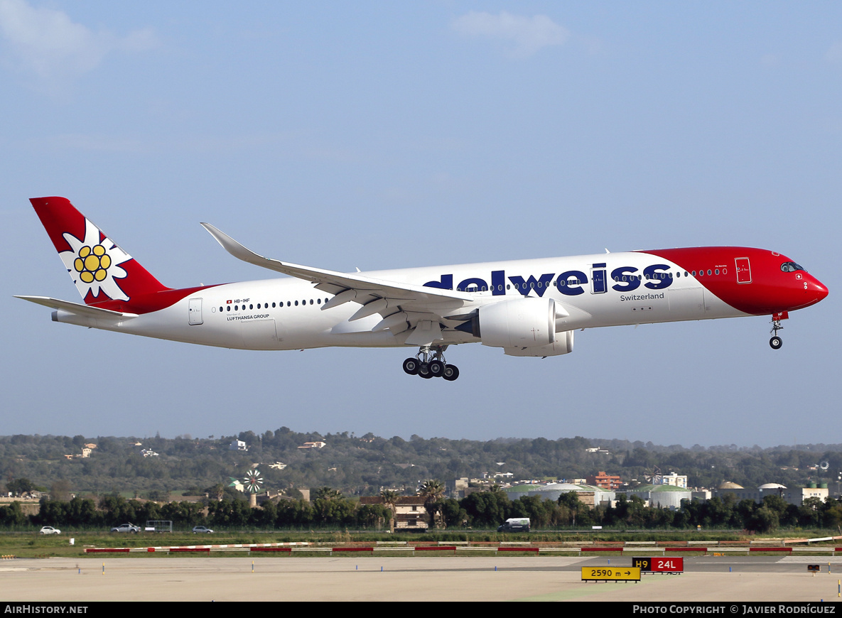 Aircraft Photo of HB-IHF | Airbus A350-941 | Edelweiss Air | AirHistory.net #795879